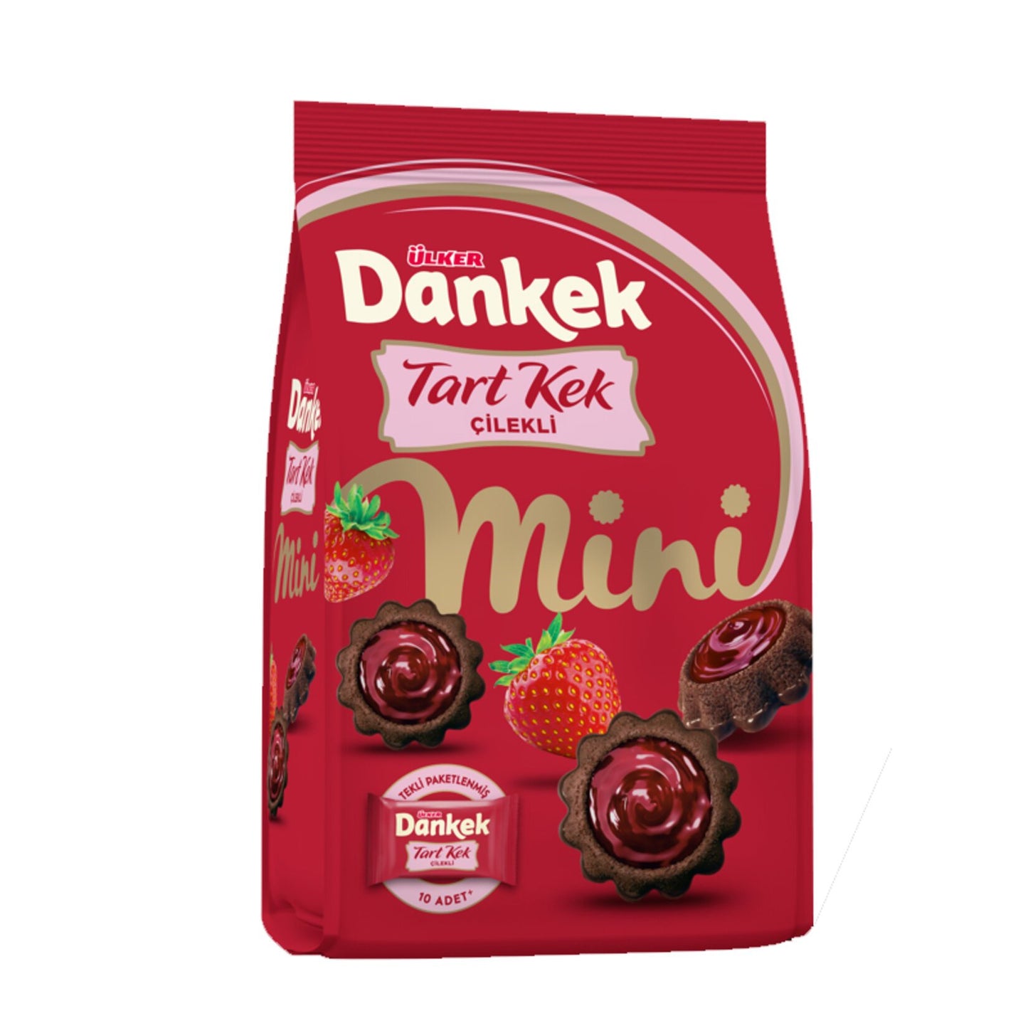 Ulker Dankek Tart Mini Strawberry Cake - 150 Gr