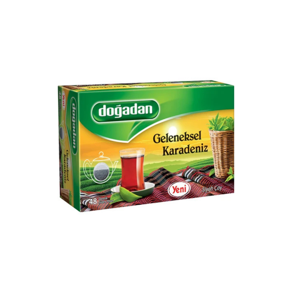 Doğadan Traditional Black Sea Bergamot Flavored Black Tea - Pack of 20
