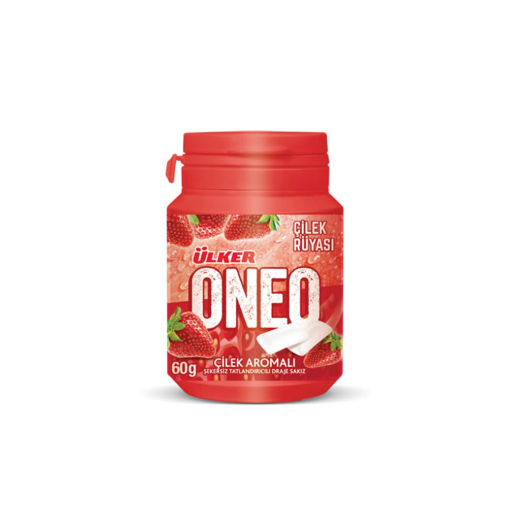 Ulker Oneo Strawberry Gum - 50 gr