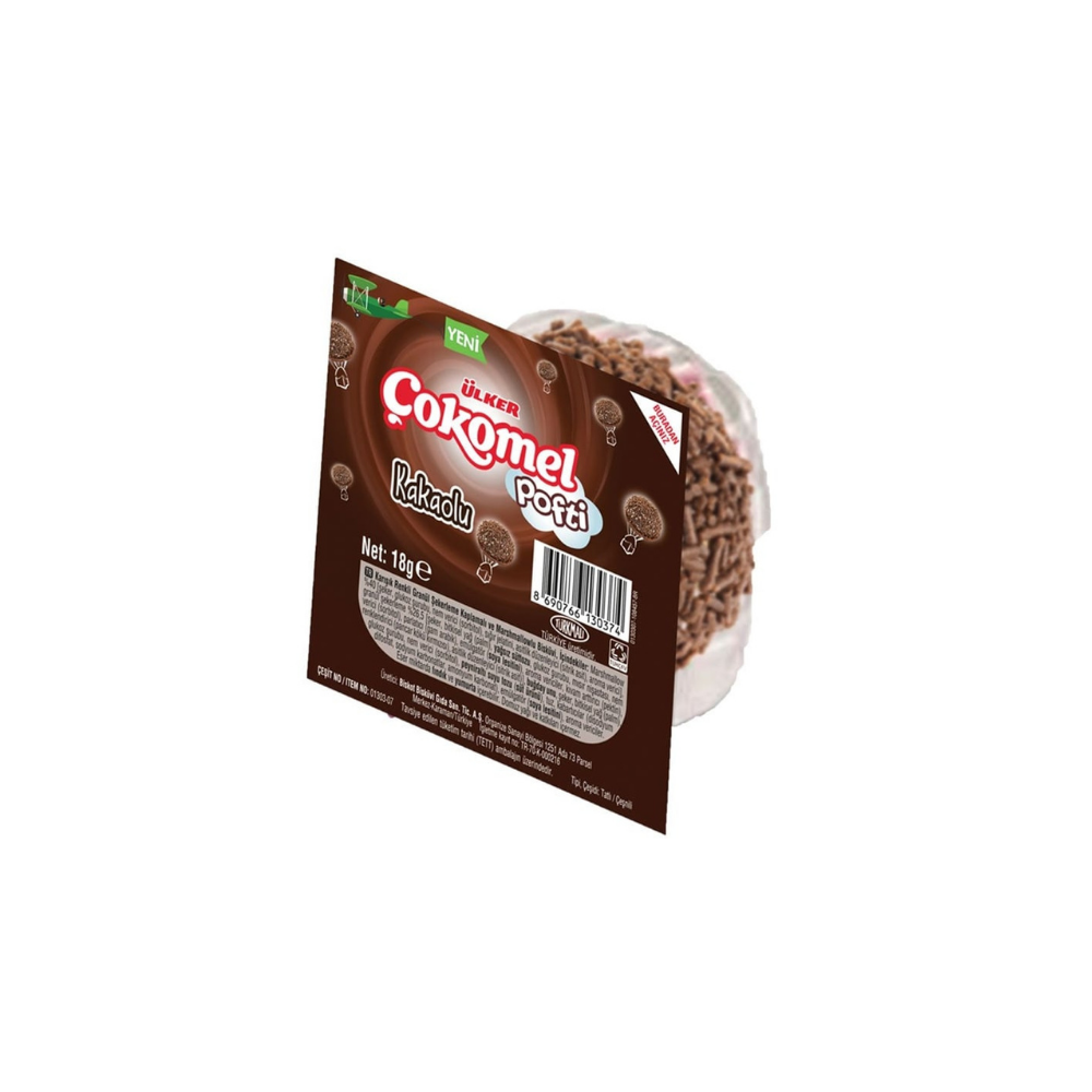 Ulker Cokomel Cocoa Puff Pastry - 8x18 gr