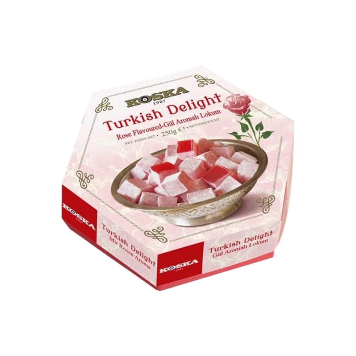 Koska Rose Turkish Delight - 250 Gr
