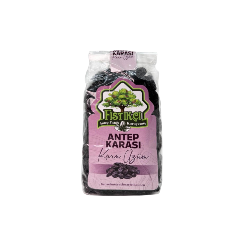 Antep schwarze Pistazien-Rosinen - 500 gr