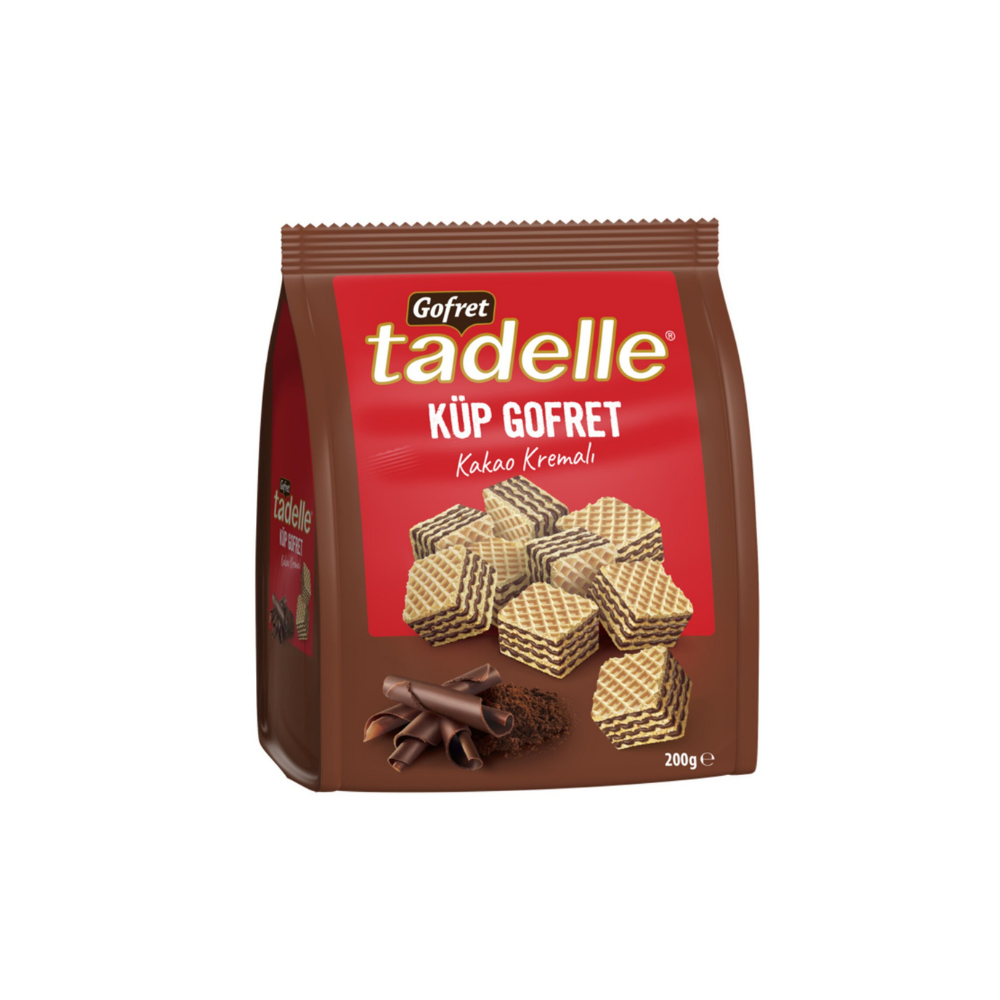 Tadelle Cocoa Cream Cube Wafer - 200 Grams