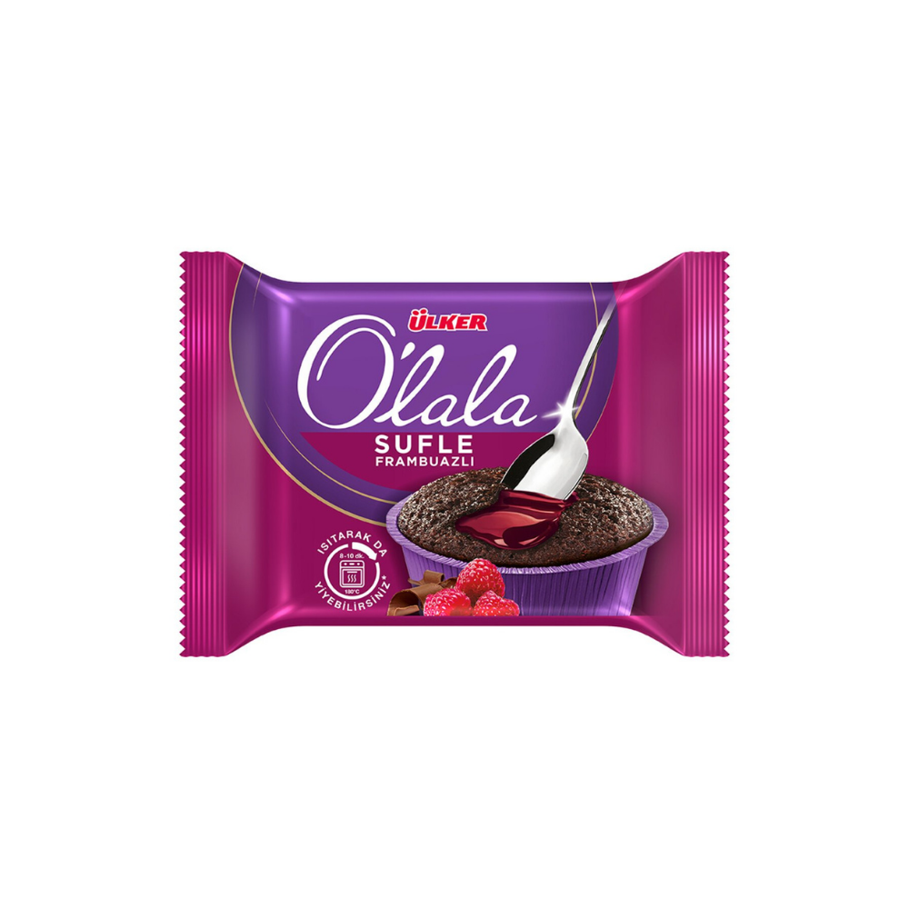 Ulker Olala Souffle Raspberry Chocolate Cake - 70 gr