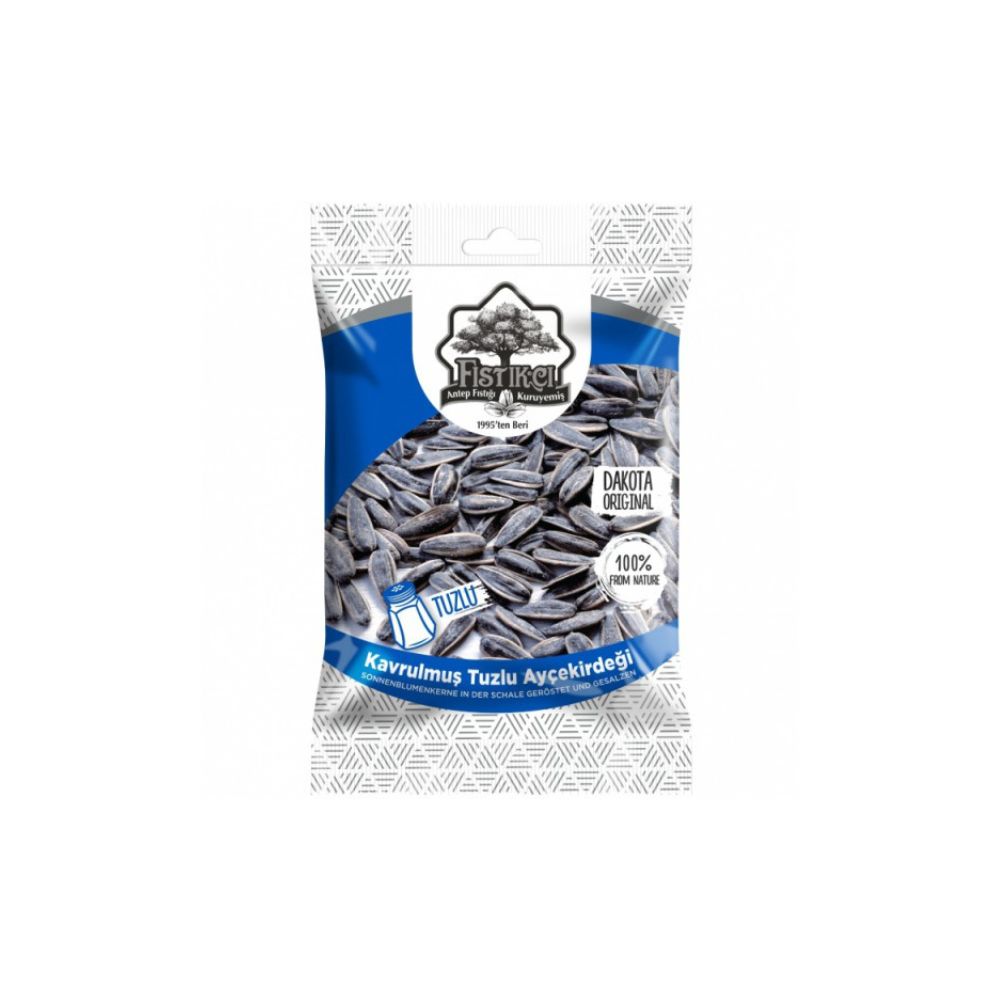 Geröstete und gesalzene Sonnenblumenkerne mit Pistazien (Samen) - 150 gr