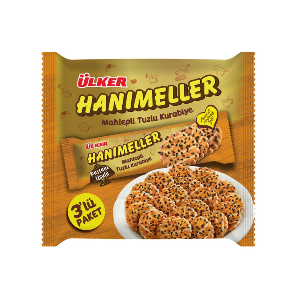 Ulker Hanimeller Mahlep Salty Cookies - 3x81 gr