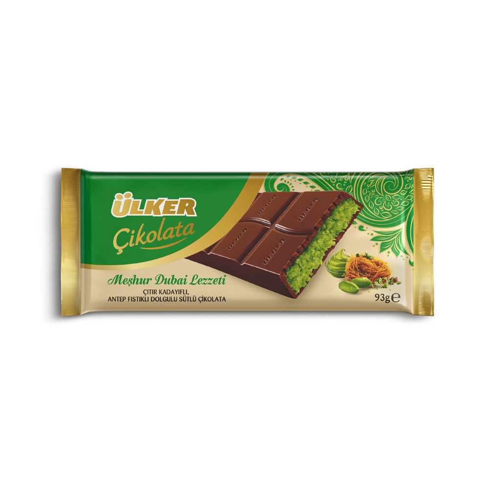 Ulker Famous Dubai Flavor Crispy Shredded Chocolate - 93 gr