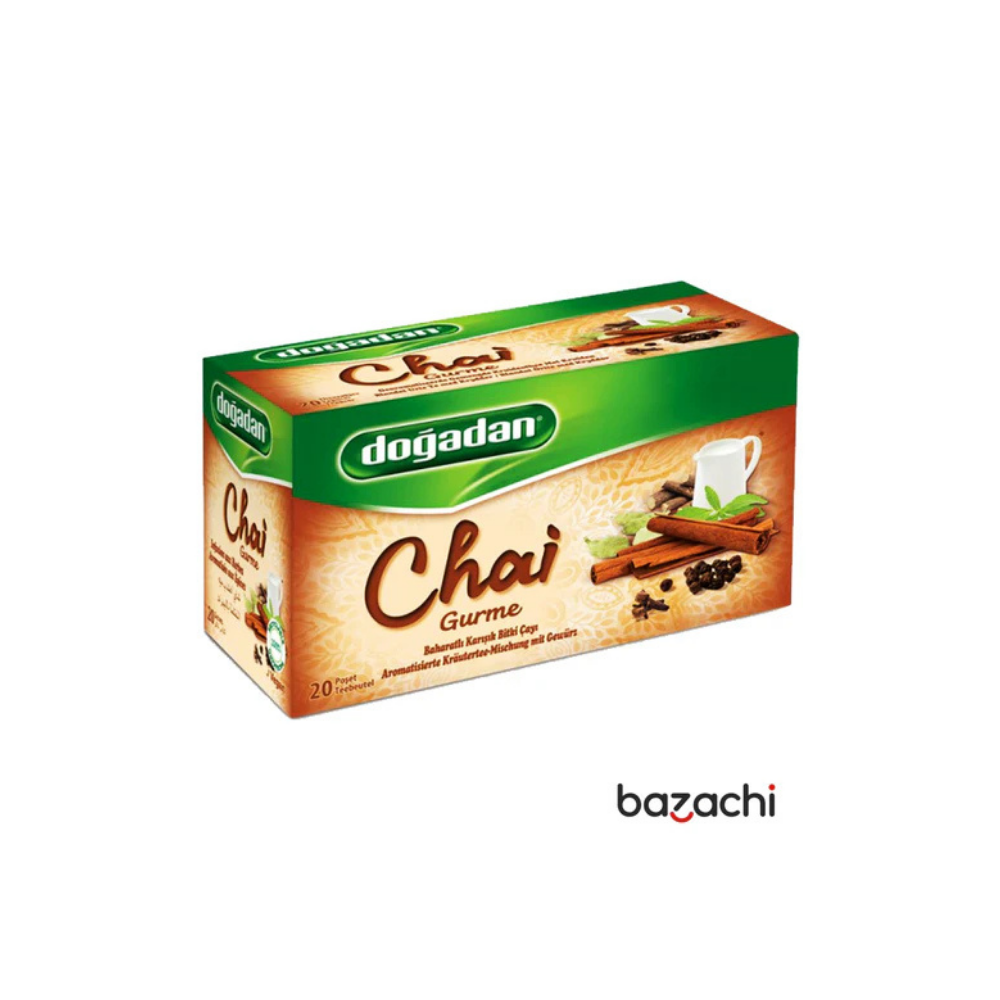 Doğadan Chai Gourmet Spiced Herbal Tea - Pack of 20