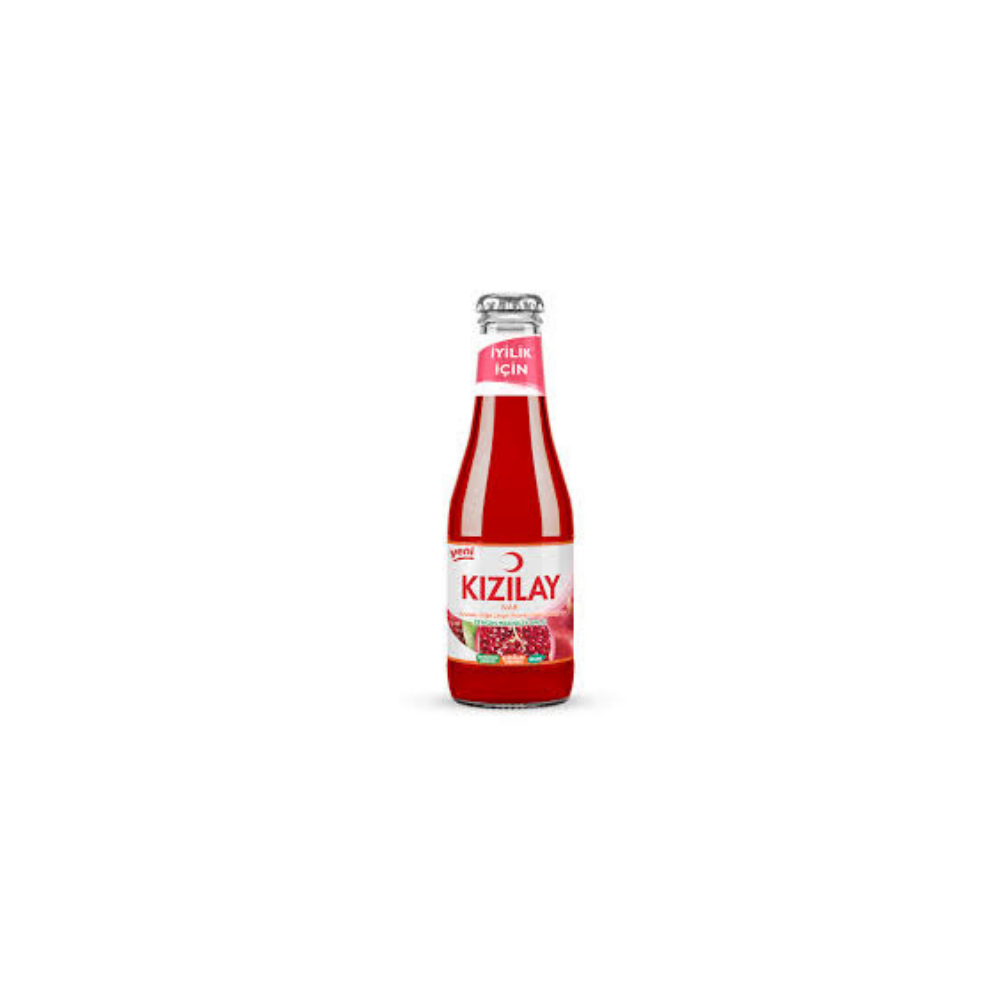 Red Crescent Mineral Water - Flavored Glass Bottle 0.2 L (Pomegranate)