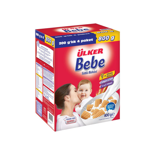 Ülker Bebe Sütlü Bisküvi 800 g