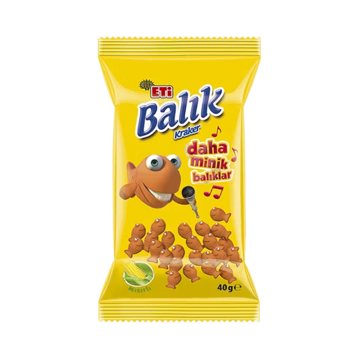 Eti Balık Kraker Mısırlı 70 g