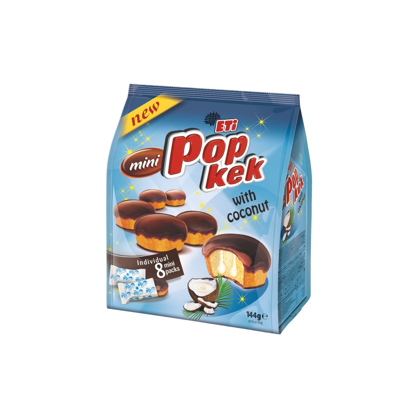 Eti Popkek Mini Hindistan Cevizli 144 g