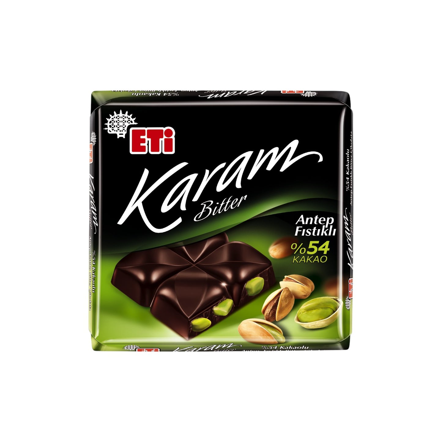 Eti Karam Bitter Antep Fıstıklı Çikolata 60 g