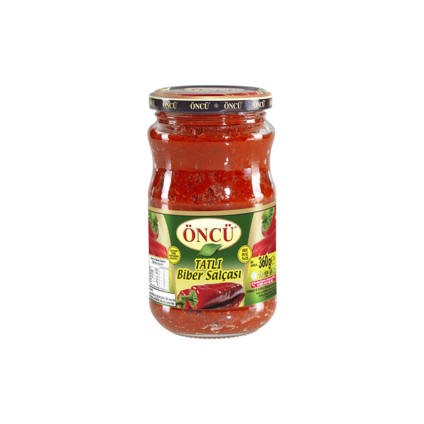 Öncü Sweet Pepper Paste - 370 Grams