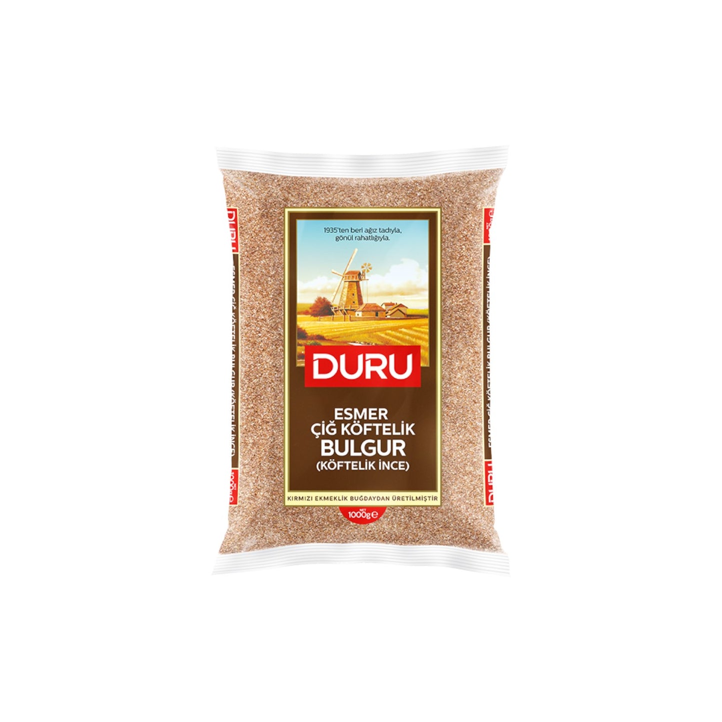 Duru Brunette Fine Bulgur for Raw Meatballs - 1 Kg