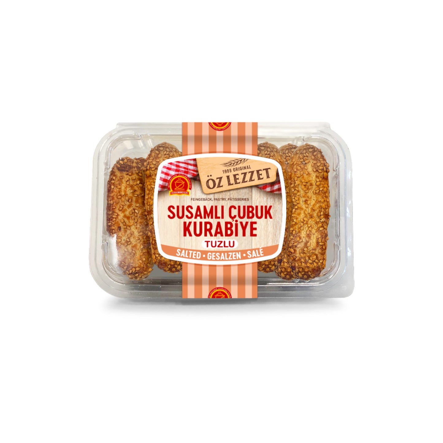 Öz Lezzet Tuzlu Susamlı Çubuk Kurabiye 300 g