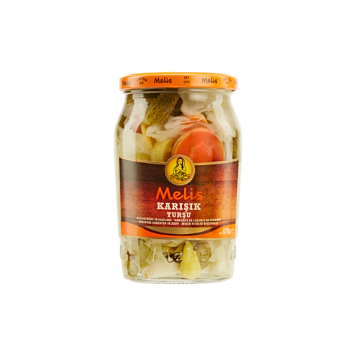 Melis Mixed Pickles – 370 Gramm