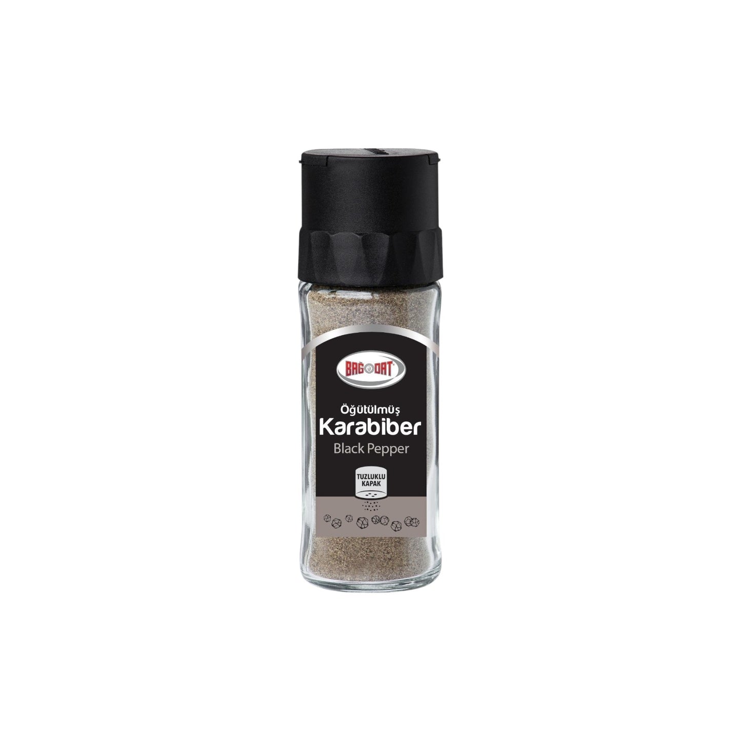 Bağdat Baharat Öğütülmüş Karabiber Cam 55 g