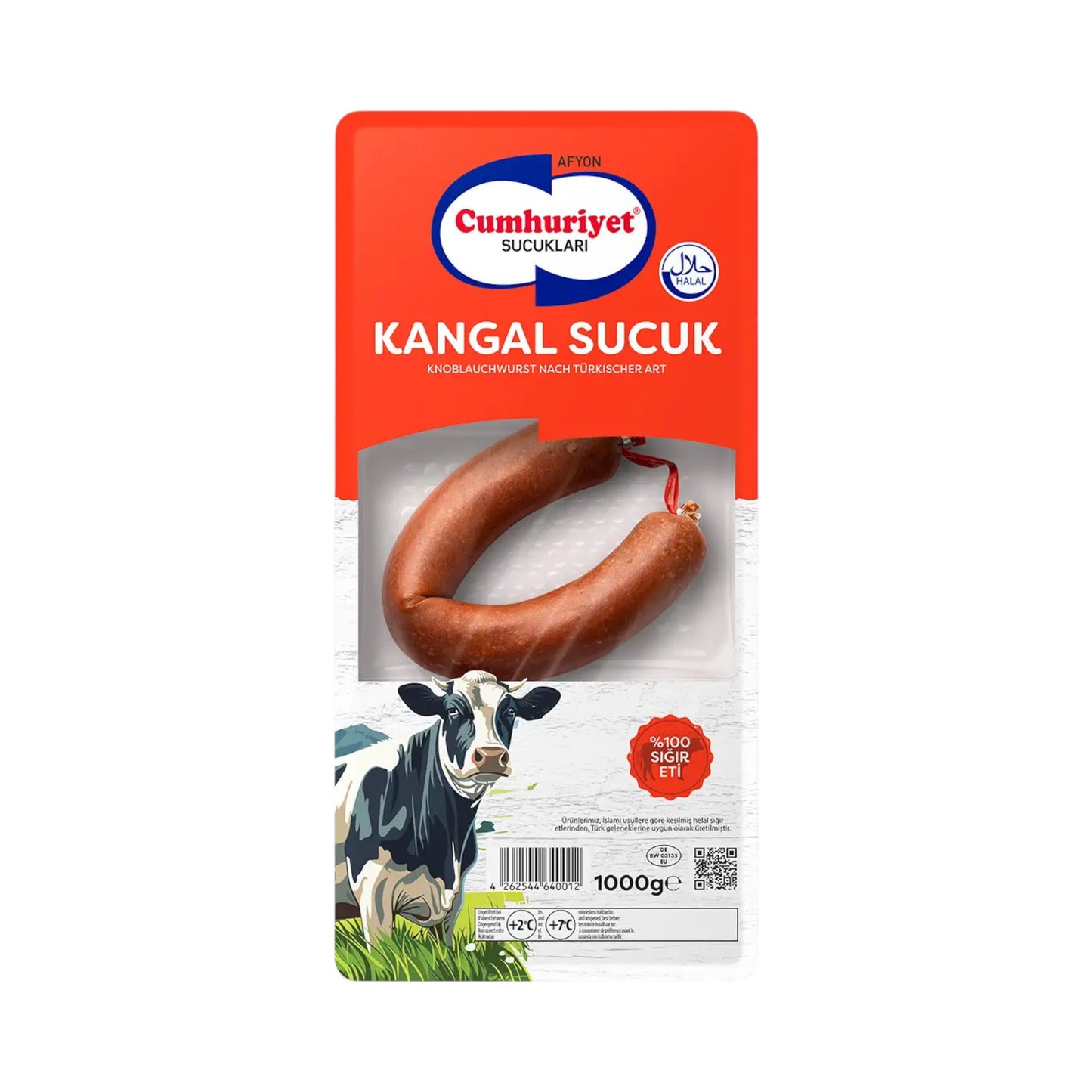 Cumhuriyet Sucukları Kangal Sucuk 1 KG