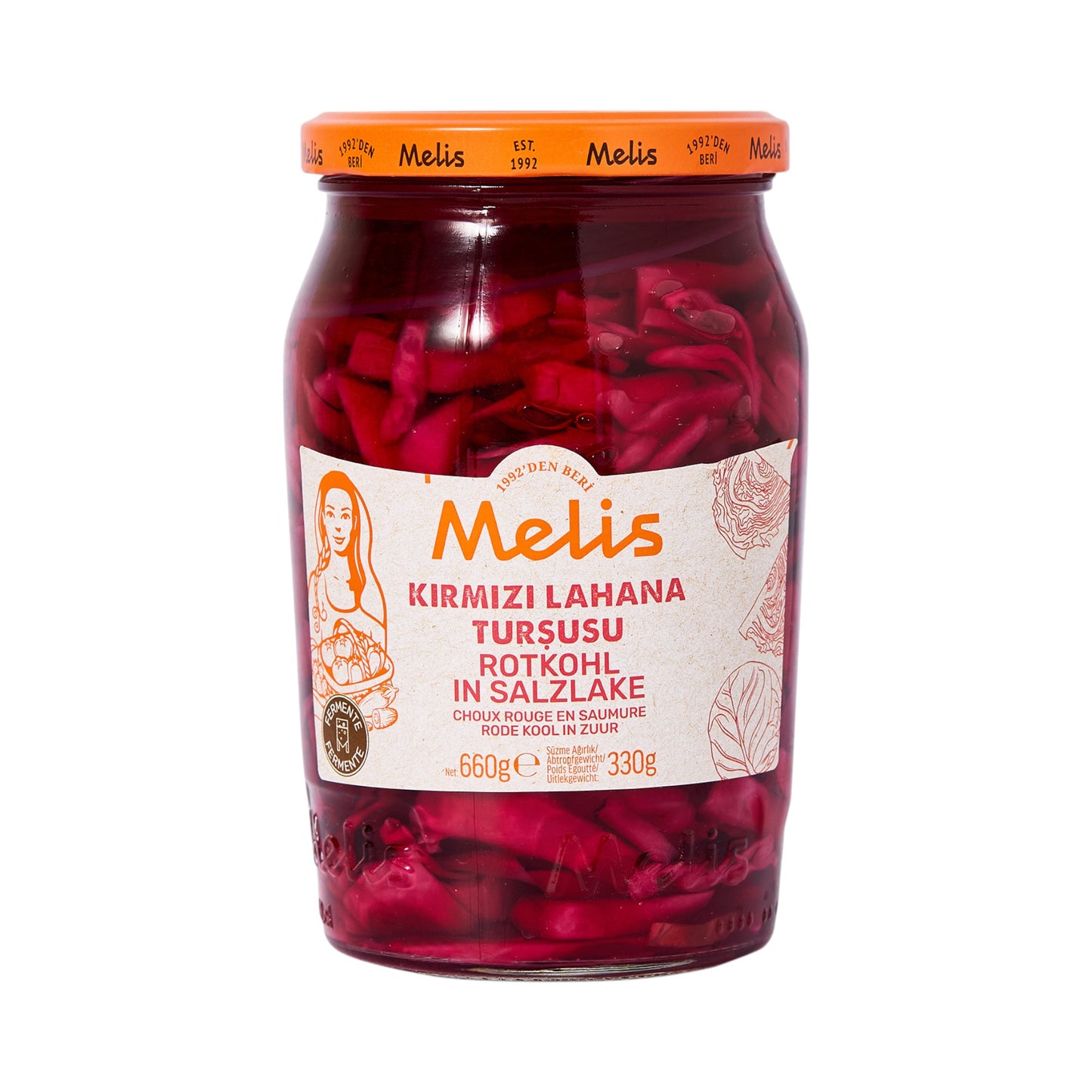 Melis Kırmızı Lahana Turşusu 720 ml