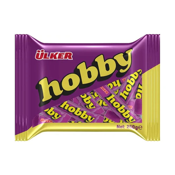 Ulker Hobby Hazelnut Chocolate Mini Bar - 250 Grams