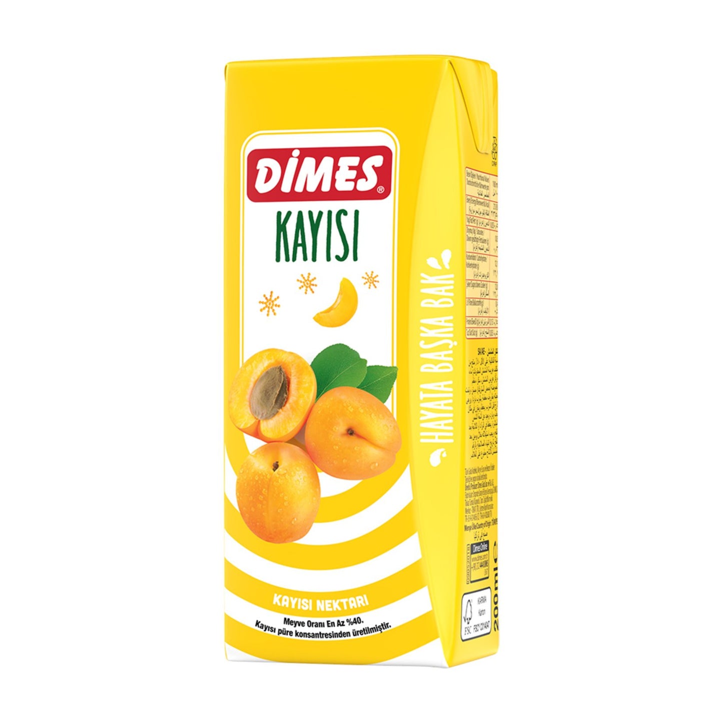 Dimes Kayısı Meyve Suyu - 200 Mililitre