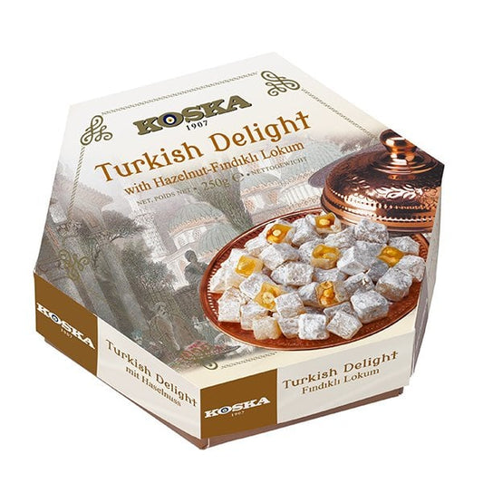Koska Hazelnut Turkish Delight - 250 Gr