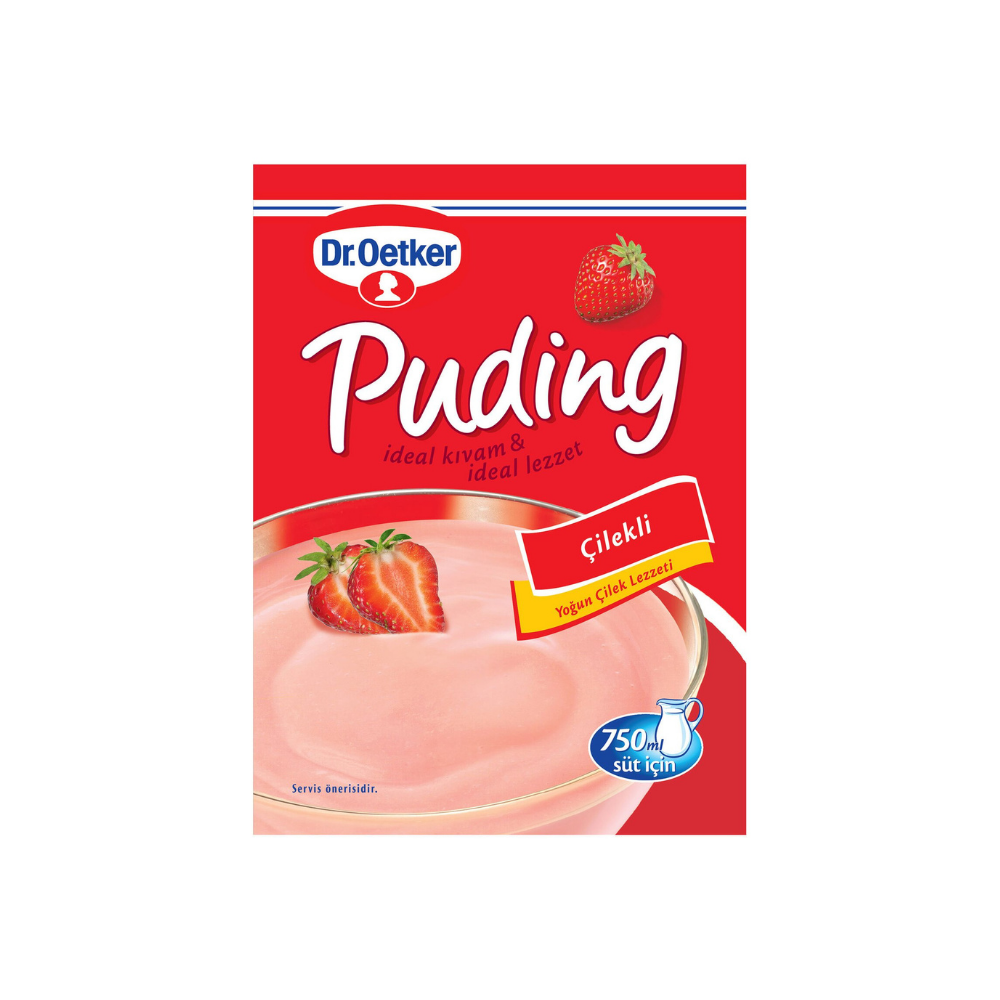 Dr. Oetker Erdbeerpudding – 120 Gramm