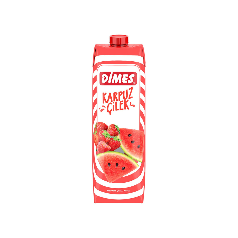 Dimes Karpuz Çilek Meyve Suyu - 1 Litre
