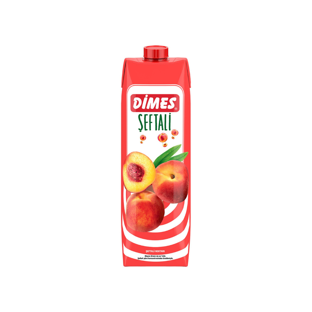 Dimes Şeftali Meyve Suyu - 1 Litre