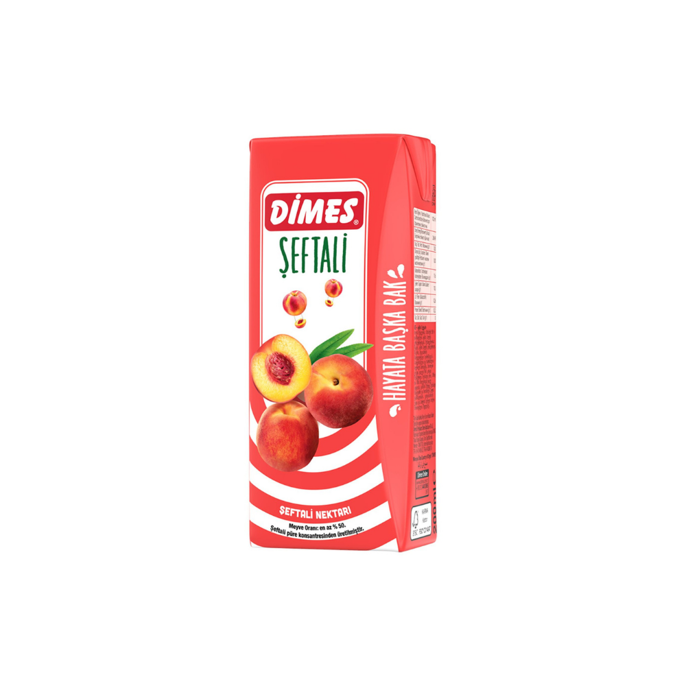 Dimes Peach Juice - 200 Milliliters
