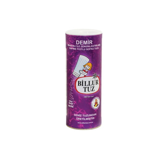Billur Demir Mineralli Sofra Tuzu - 500 Gram