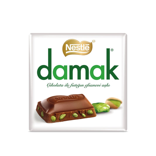 Damak Chocolate with Pistachios - 60 Gr