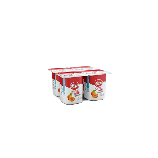 Eker Apricot Yogurt - 4x100 Grams