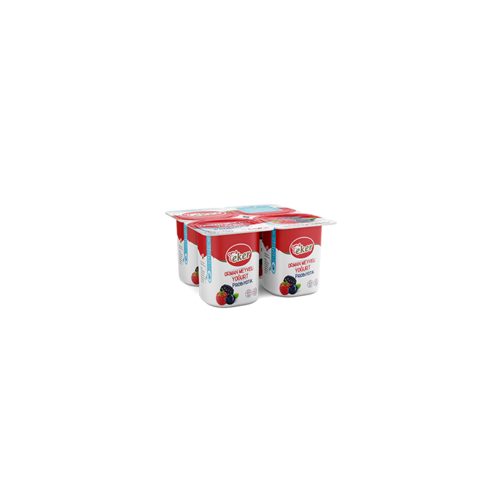 Eker Orman Meyveli Yoğurt - 4x100 Gram