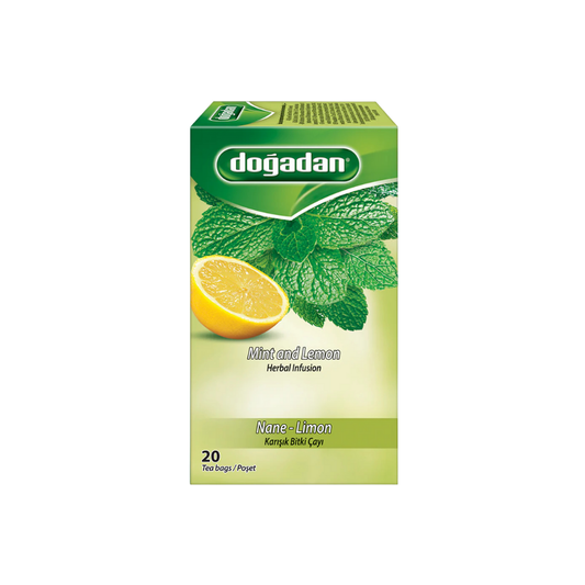 Doğadan Minze-Zitrone-Mischkräutertee – 20er-Packung