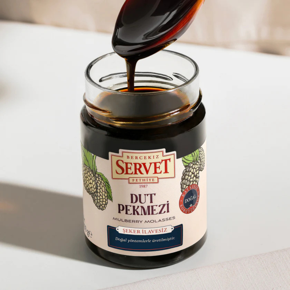 Servet Fethiye Maulbeermelasse ohne Zuckerzusatz – 400 Gramm