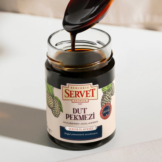 Servet Fethiye Maulbeermelasse ohne Zuckerzusatz – 400 Gramm