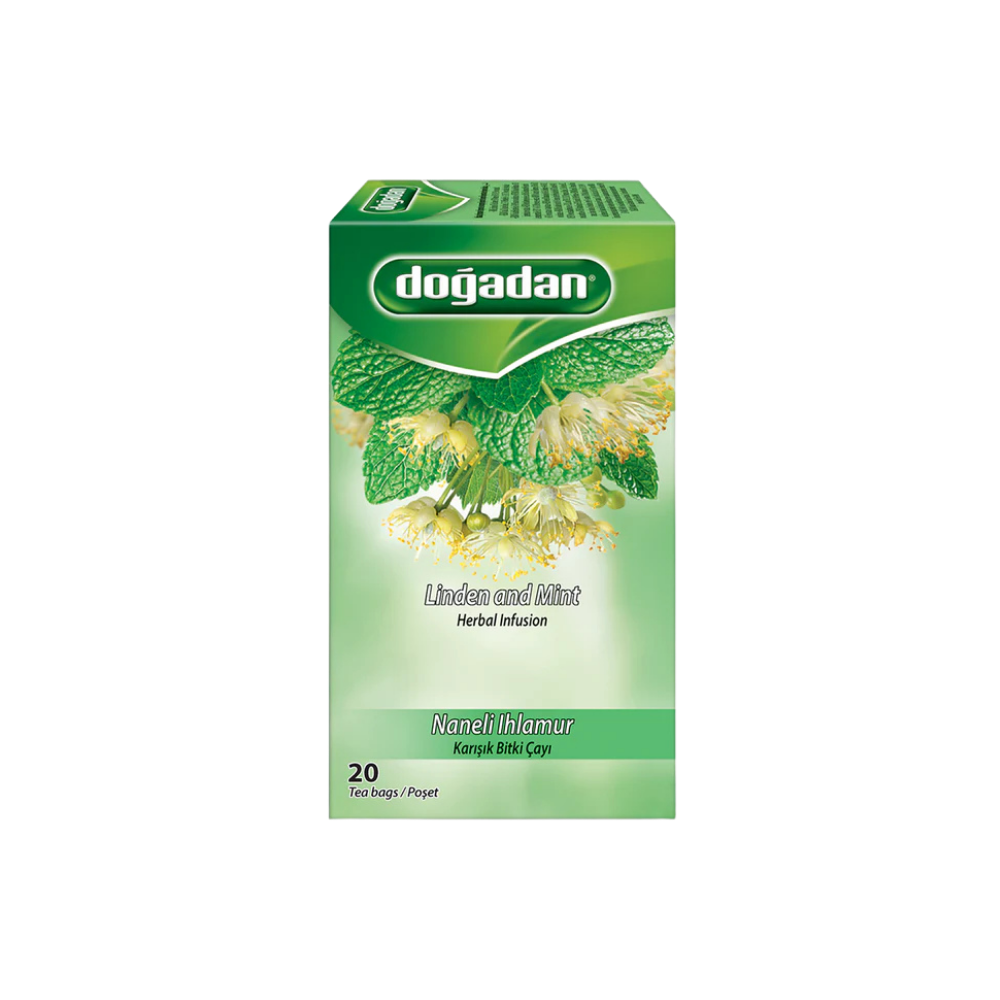 Doğadan Minz-Linden-Kräutertee – 20er-Pack