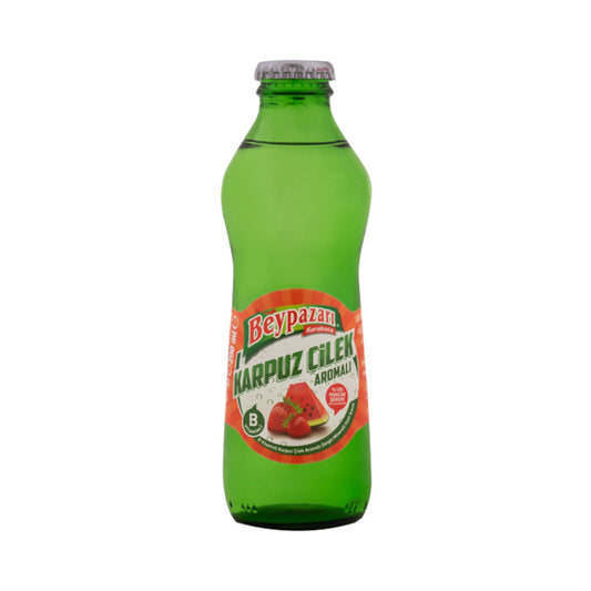 Beypazarı Maden Suyu - Aromalı Cam Şişe 0,2 L (Karpuz - Çilek)