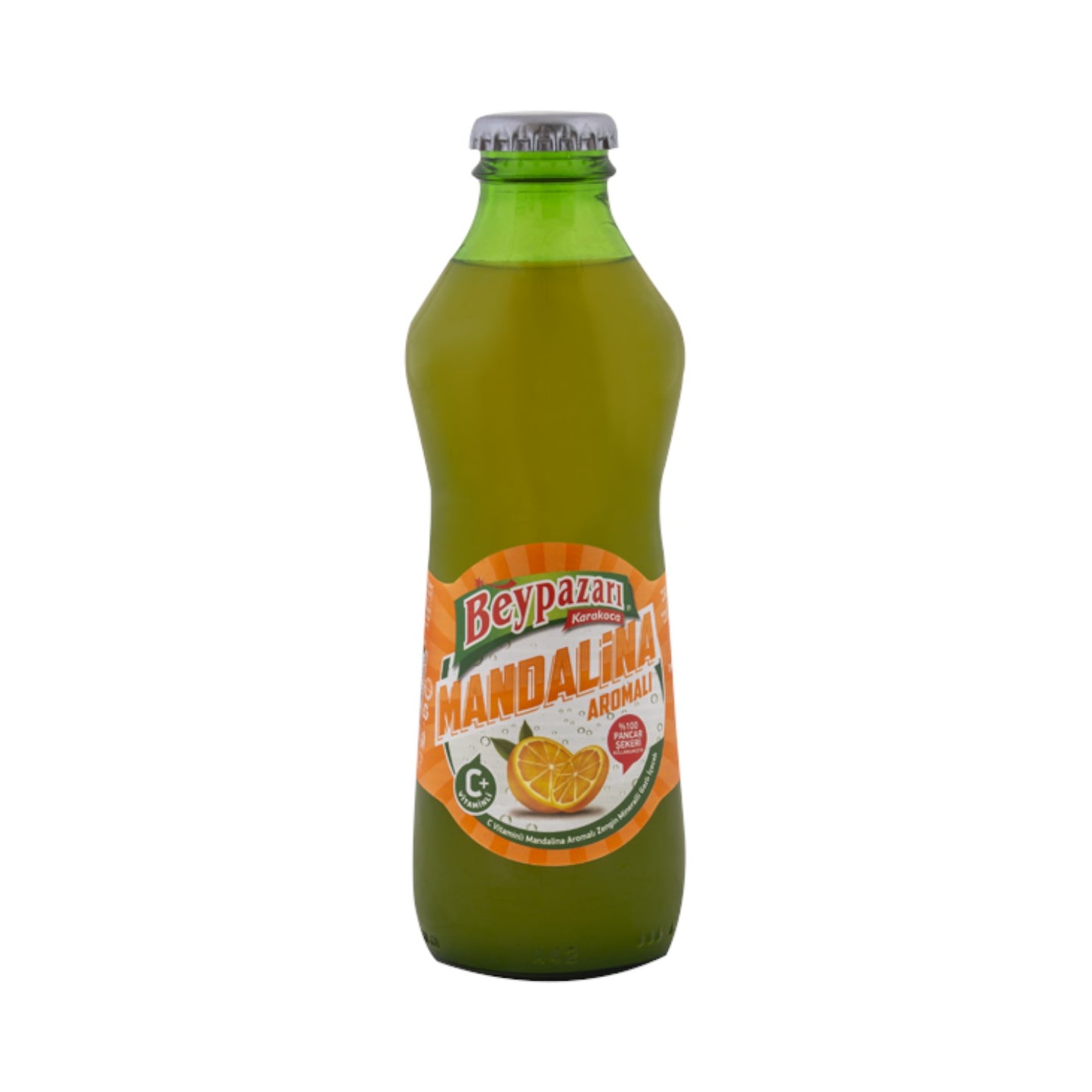Beypazarı Maden Suyu - Aromalı Cam Şişe 0,2 L (Mandalina)