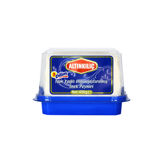 Altınkılıç 3 Dilim Tam Yağlı Olgunlaştırılmış İnek Peyniri 450 g
