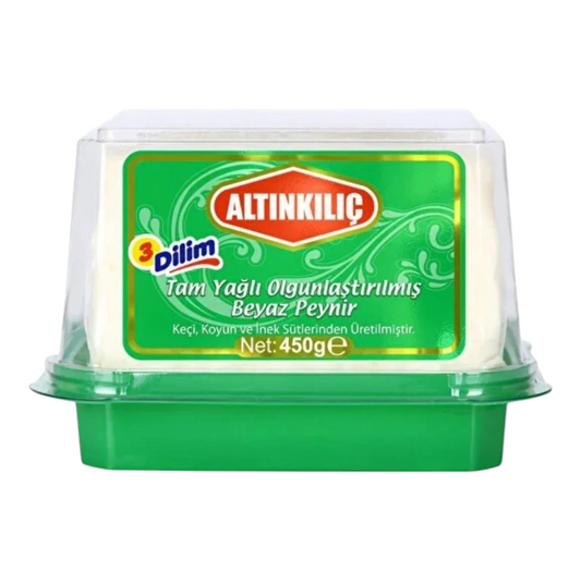 Altınkılıç Olgunlaştırılmış Peynir 3 Dilim %80 Keçi %10 Koyun %10 İnek 450 g