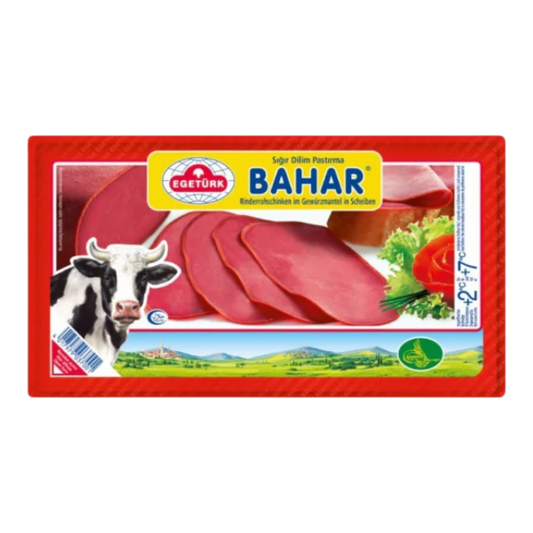 Egetürk Bahar Sığır Dilim Pastırma - 100 gr