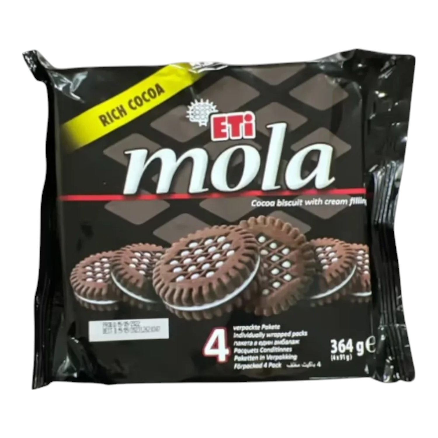 Eti Mola (Nero) Kakaolu Bisküvi 364 g
