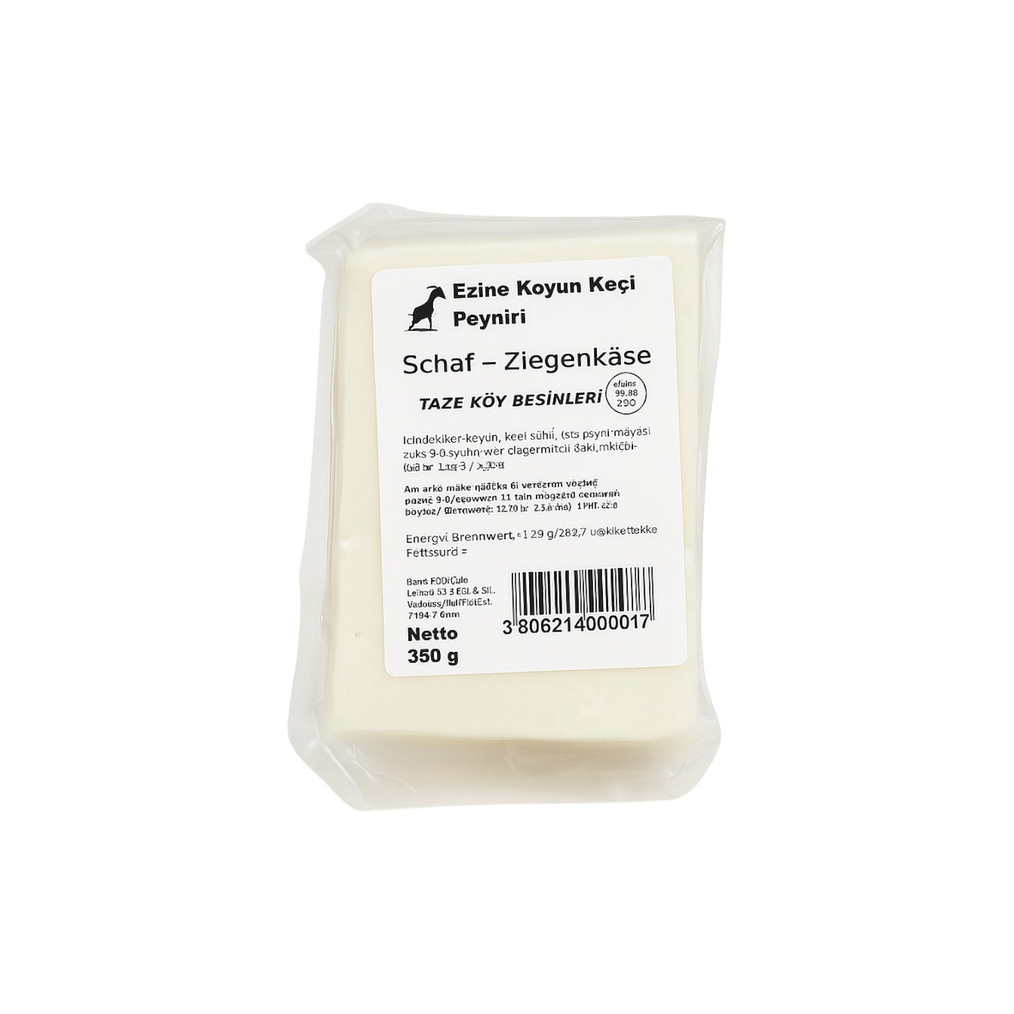 Ezine-Käse (Ziege-Schaf) – 350 Gramm