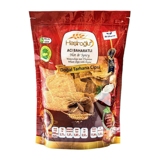 Haşıroğlu Hot Spicy Chips Tarhana - 225 gr