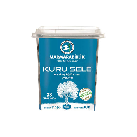 Marmarabirlik Kuru Sele (XS) Siyah Zeytin 800 g