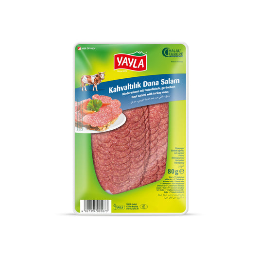 Yayla Kahvaltılık Dana Salam 80g