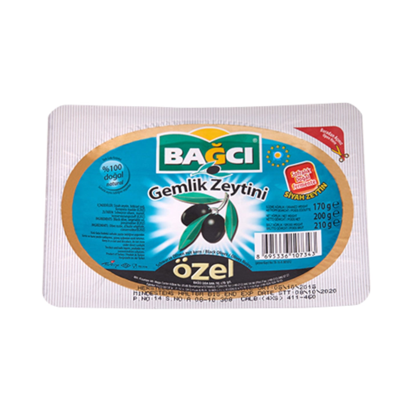 Bağcı Gemlik Zeytini Özel 200 g